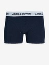 Jack & Jones Fünfer-Set Jack & Jones Boxershorts in Khaki, Blau, Grau und Schwarz