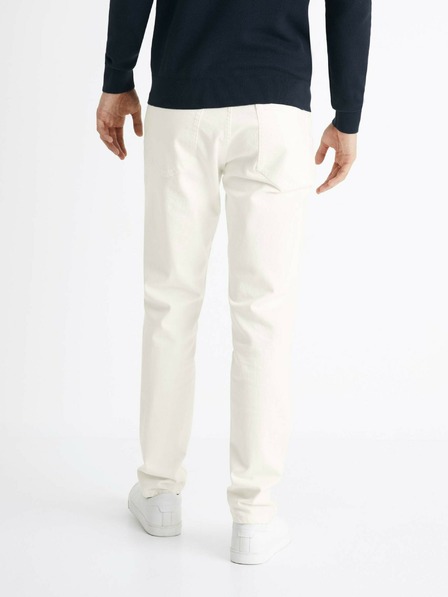 Celio Cremefarbene Herren Slim Fit Jeans Celio Coslim4