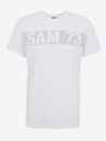 Sam 73 Weißes Herren-T-Shirt SAM 73 Barry
