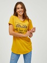 Sam 73 Senfgelbes Damen-T-Shirt SAM 73 Inathi