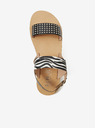 Replay Schwarze gemusterte Sandalen für Mädchen Replay