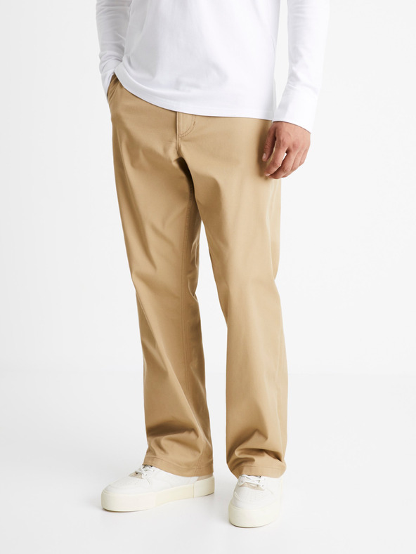 Celio Beige Herren-Lockerhose Celio Coloose1
