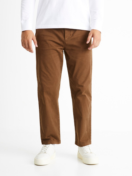Celio Braune Herrenhosen Celio Cochicrop