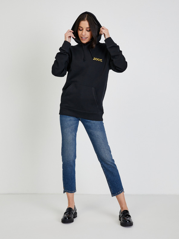 ZOOT.collab Schwarzer Unisex-Kapuzenpullover ZOOT