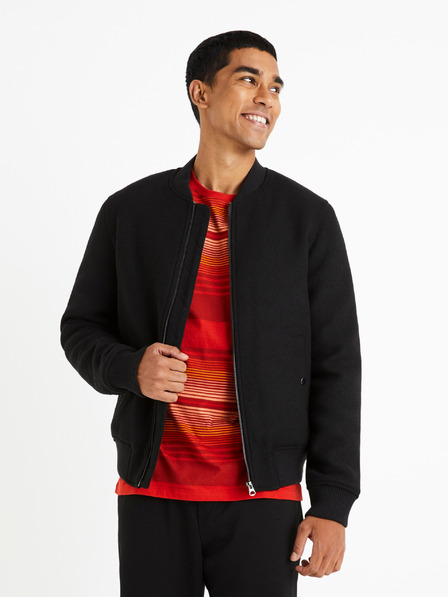 Celio Schwarzer Herrenbomber Celio Cubeauty
