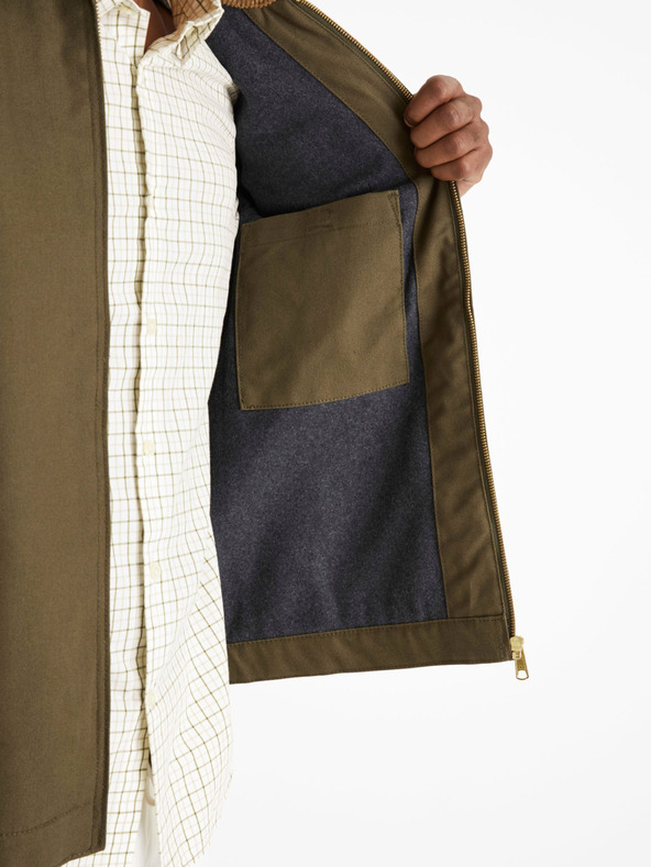 Celio Khakifarbene wasserdichte Herrenjacke Celio Cujacket