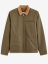 Celio Khakifarbene wasserdichte Herrenjacke Celio Cujacket