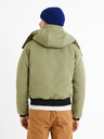 Celio Khakifarbene Herren-Kapuzenjacke Celio Cuchunky