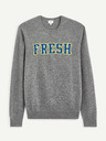 Celio Grauer Herrenpullover aus Merinowolle Celio Cenormal