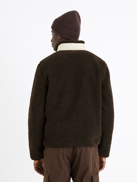 Celio Dunkelbraune Herren Celio Cucurly Jacke
