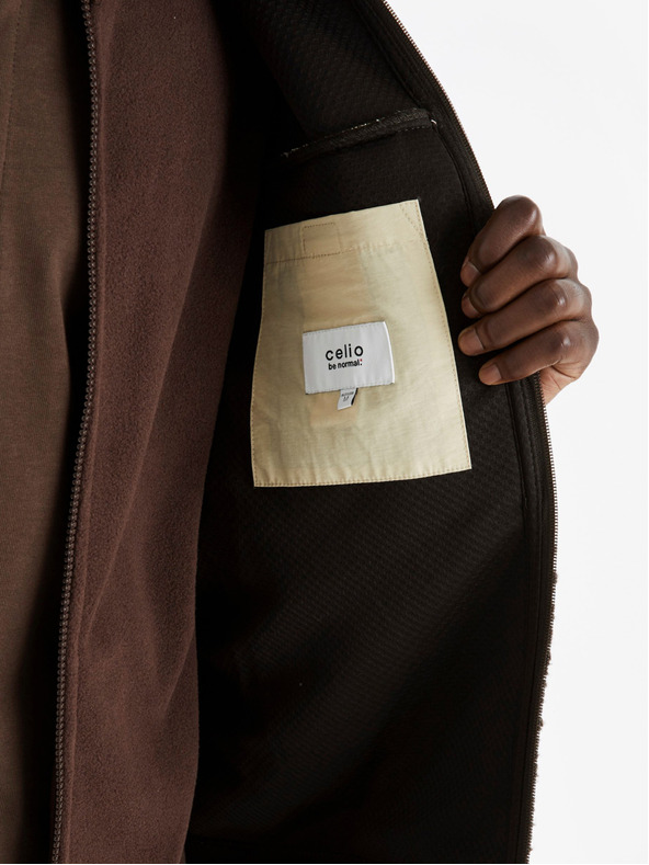 Celio Dunkelbraune Herren Celio Cucurly Jacke