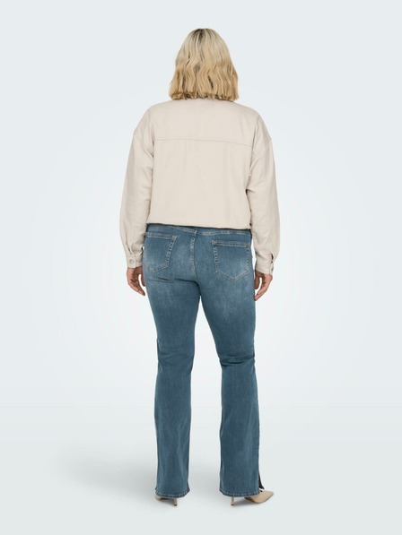 ONLY CARMAKOMA Blaue Damenjeans mit ausgestellter Passform ONLY CARMAKOMA Willy