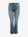 ONLY CARMAKOMA Blaue Damenjeans mit ausgestellter Passform ONLY CARMAKOMA Willy