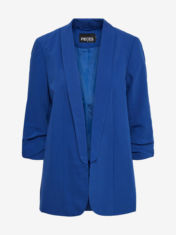 Pieces Dunkelblauer Damen-Blazer mit drei Viertel-Ärmeln Pieces Boss