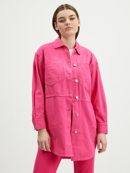 ONLY Dunkelrosa Damen Oversized Shirt Jacke ONLY Drew