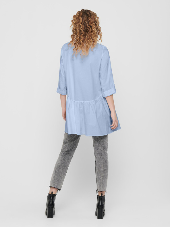 ONLY Hellblaues ONLY Ditte Hemdkleid für Damen