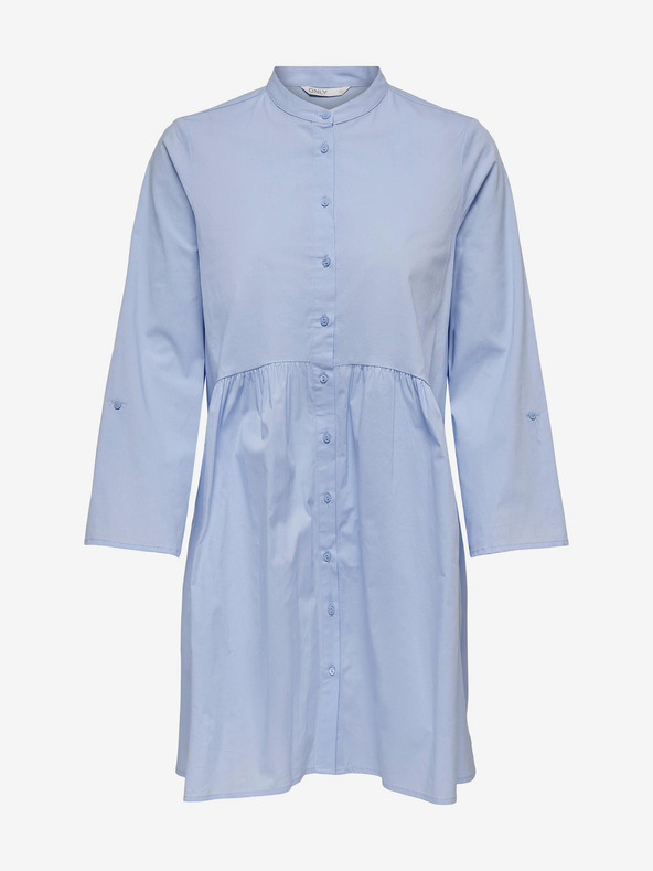 ONLY Hellblaues ONLY Ditte Hemdkleid für Damen