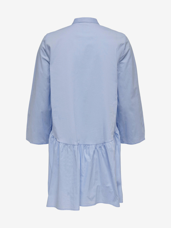 ONLY Hellblaues ONLY Ditte Hemdkleid für Damen