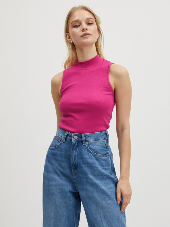 ONLY Dunkelrosa Damen-Basic-Top ONLY Nessa