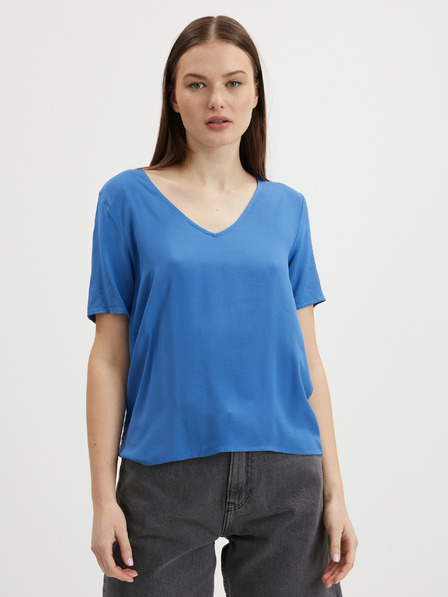 Vila Blaues Basic-Hemd für Frauen VILA Paya