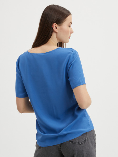 Vila Blaues Basic-Hemd für Frauen VILA Paya