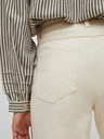 Vila Cremefarbene Damenjeans mit geradem Schnitt VILA Orys