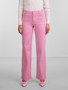Pieces Rosa Damenjeans mit weitem Bein Pieces Peggy