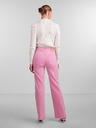 Pieces Rosa Damenjeans mit weitem Bein Pieces Peggy