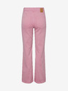 Pieces Rosa Damenjeans mit weitem Bein Pieces Peggy