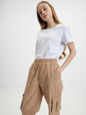Noisy May Hellbraune Damen-Sweatpants Noisy May Kirby
