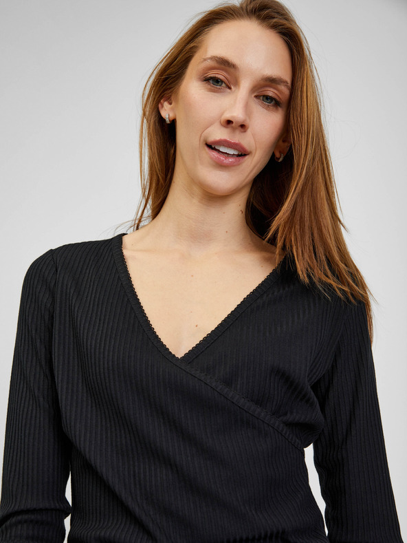 Orsay Schwarzes Damen-T-Shirt ORSAY