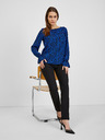 Orsay Schwarz-blaue geblümte Bluse ORSAY