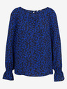 Orsay Schwarz-blaue geblümte Bluse ORSAY