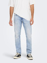 ONLY & SONS Hellblaue Herrenjeans mit geradem Schnitt ONLY & SONS Weft