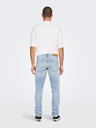 ONLY & SONS Hellblaue Herrenjeans mit geradem Schnitt ONLY & SONS Weft