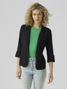 Vero Moda Schwarze Damenjacke mit Leinen VERO MODA Jesmilo