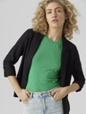 Vero Moda Schwarze Damenjacke mit Leinen VERO MODA Jesmilo
