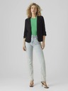 Vero Moda Schwarze Damenjacke mit Leinen VERO MODA Jesmilo
