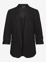Vero Moda Schwarze Damenjacke mit Leinen VERO MODA Jesmilo