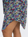 ONLY CARMAKOMA Lila und blaues geblümtes Damen-Shirtkleid ONLY CARMAKOMA Ayana