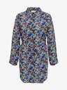 ONLY CARMAKOMA Lila und blaues geblümtes Damen-Shirtkleid ONLY CARMAKOMA Ayana