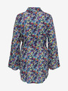 ONLY CARMAKOMA Lila und blaues geblümtes Damen-Shirtkleid ONLY CARMAKOMA Ayana
