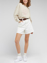 Lee Weiße Damen-Shorts aus Denim Lee