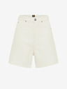 Lee Weiße Damen-Shorts aus Denim Lee