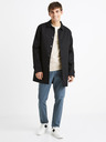 Celio Weiß- und cremefarbener gestreifter Herrenpullover aus Baumwolle Celio Depicray