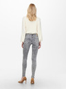 ONLY Graue Skinny-Fit-Jeans für Damen ONLY