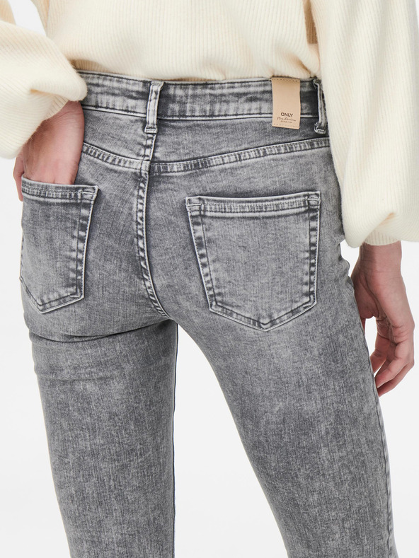 ONLY Graue Skinny-Fit-Jeans für Damen ONLY