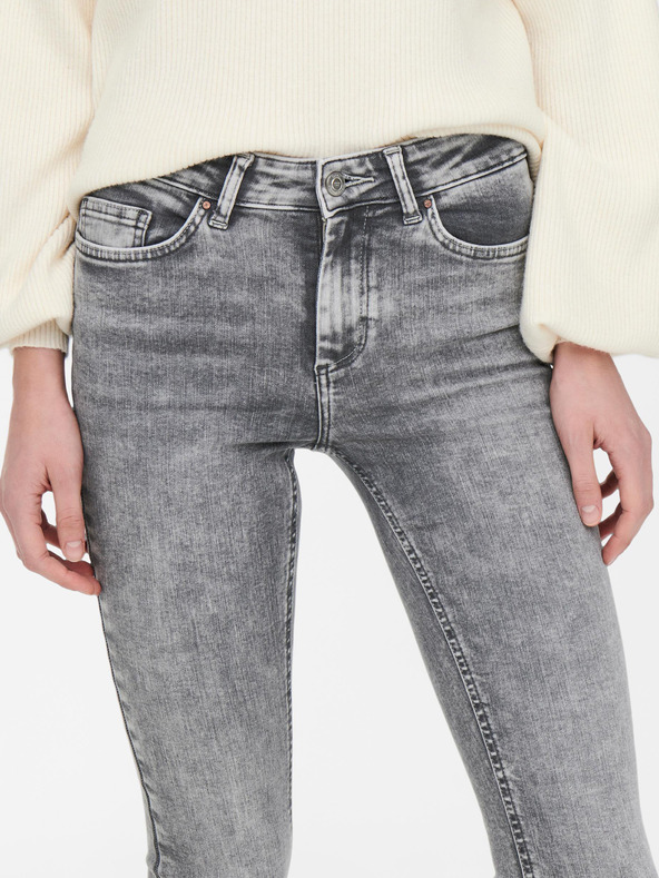 ONLY Graue Skinny-Fit-Jeans für Damen ONLY