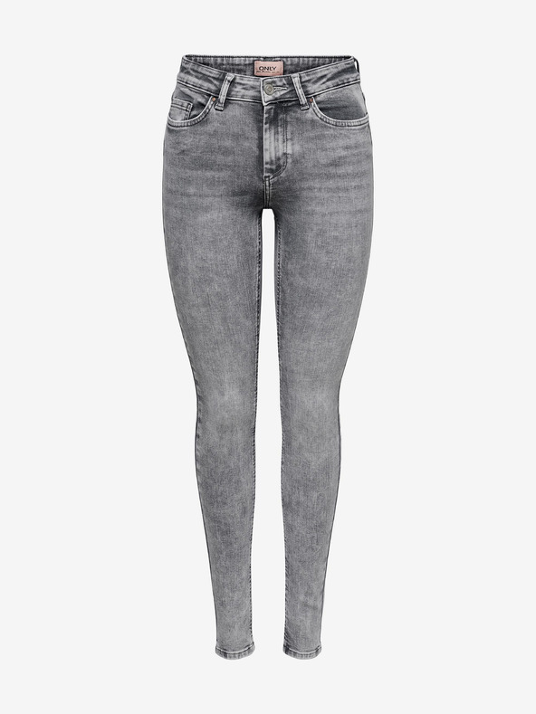 ONLY Graue Skinny-Fit-Jeans für Damen ONLY