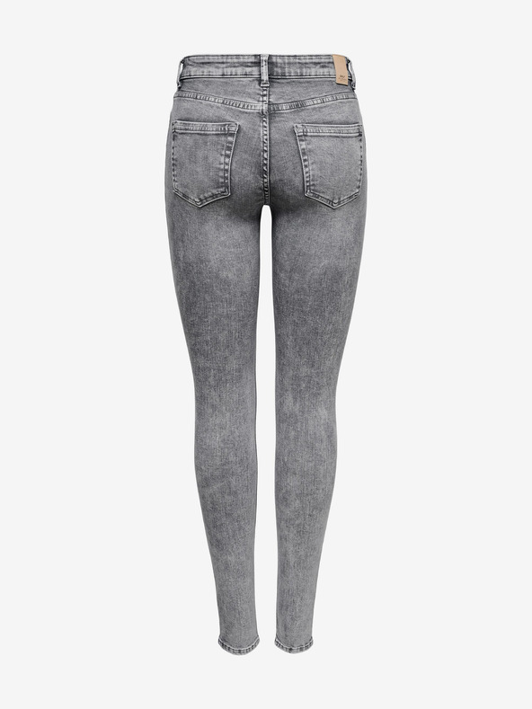 ONLY Graue Skinny-Fit-Jeans für Damen ONLY